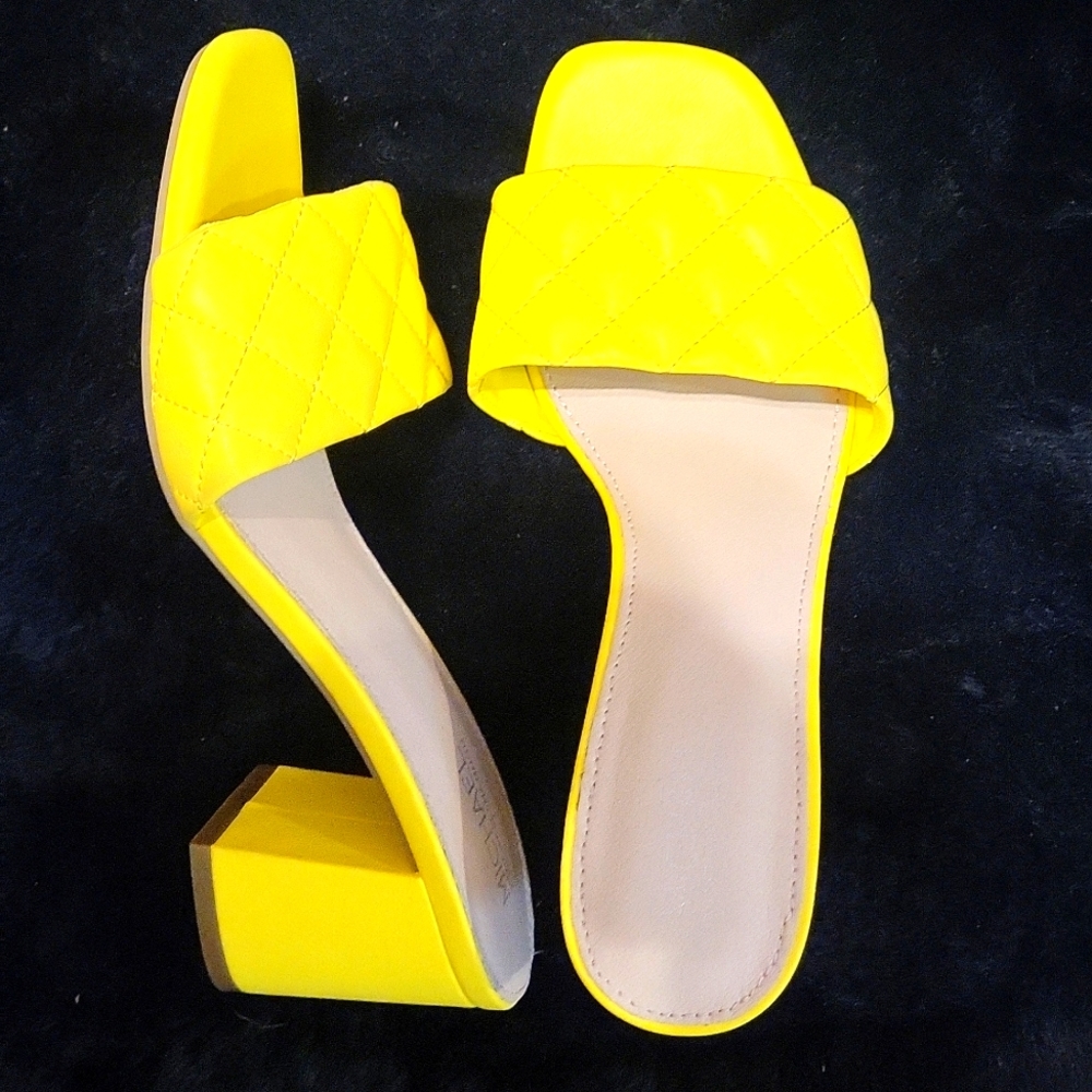 Yellow heels